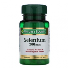  Nature's Bounty Selenium 200 mcg 100 