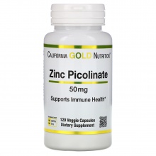  California Gold Nutrition Zinc Picolinate 50  120 