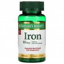  Nature's Bounty Iron 65  100 
