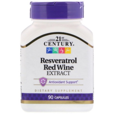  21st Century Resveratrol Red Wine 90 